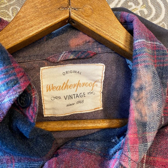 Distressed reverse flannel - Picture 4 of 5